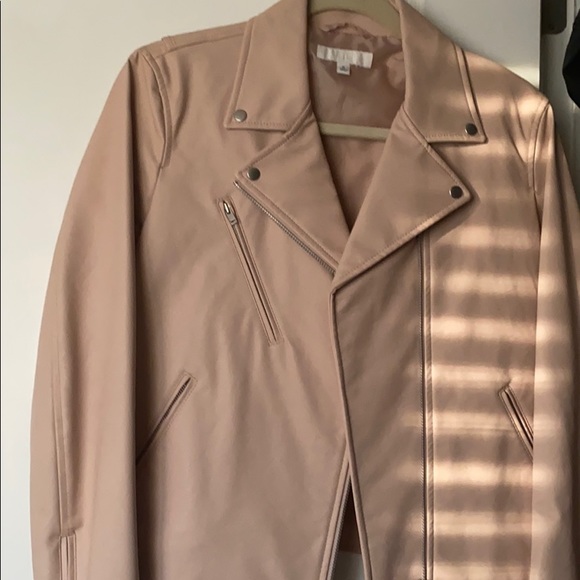 Pink leather jacket - Picture 1 of 4